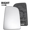 Heated Side Mirror Glass Right Upper Replacement for VW Crafter (2010–2016)