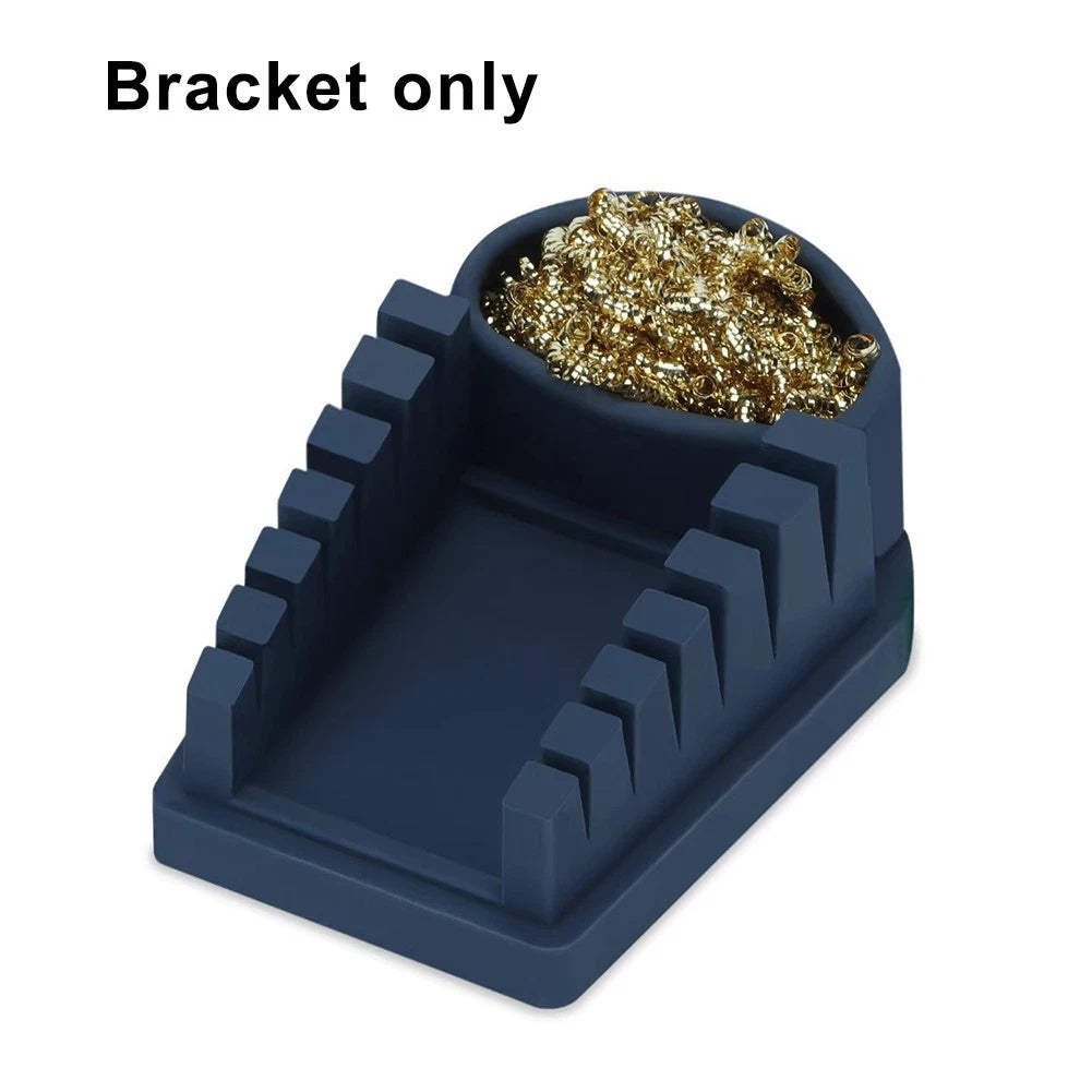 6-Groove Silicone Solder Holder for Precise Wire Placement
