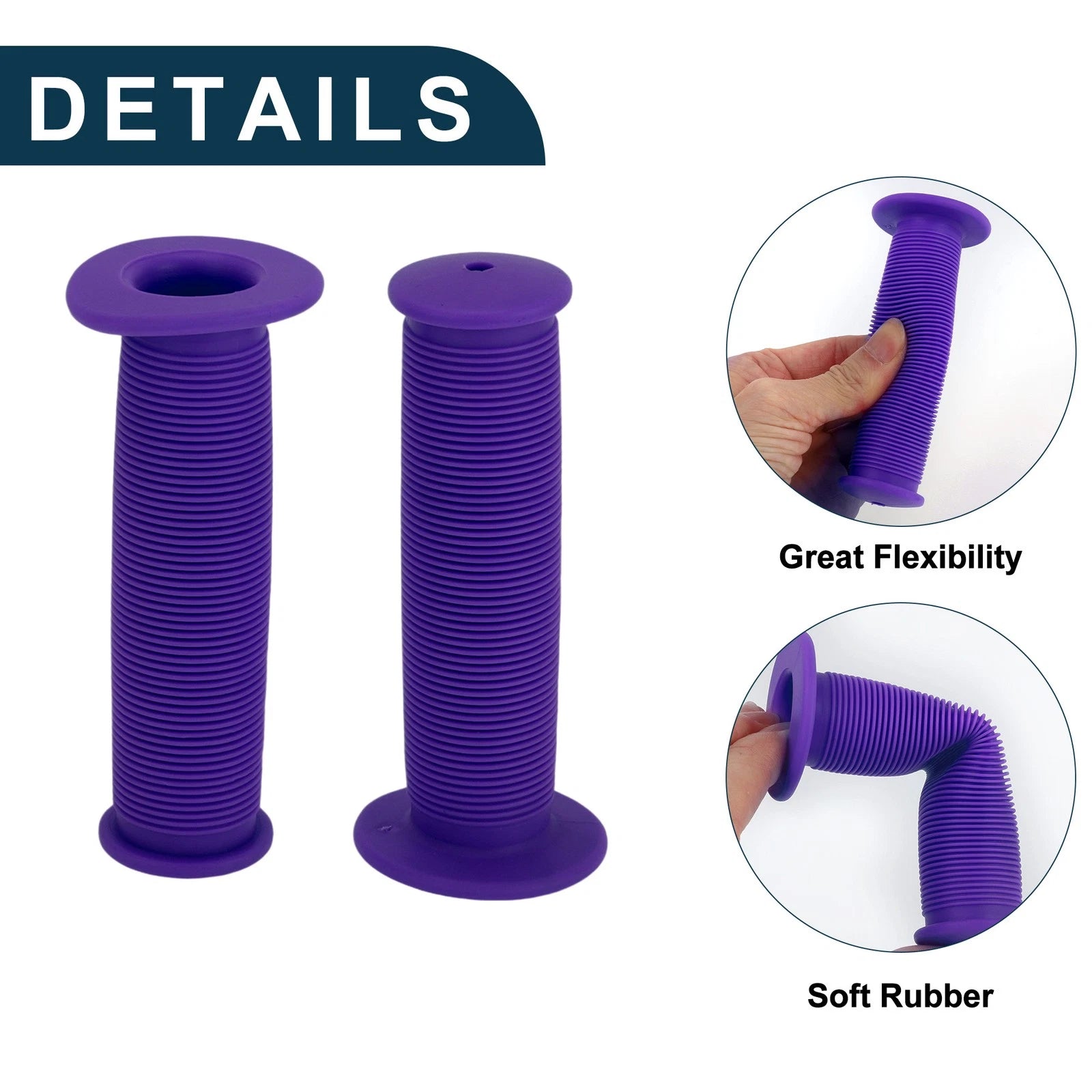 Bike Handlebar Grip Covers 110mm Lightweight End Protector for MTB 1 Pair (1)
