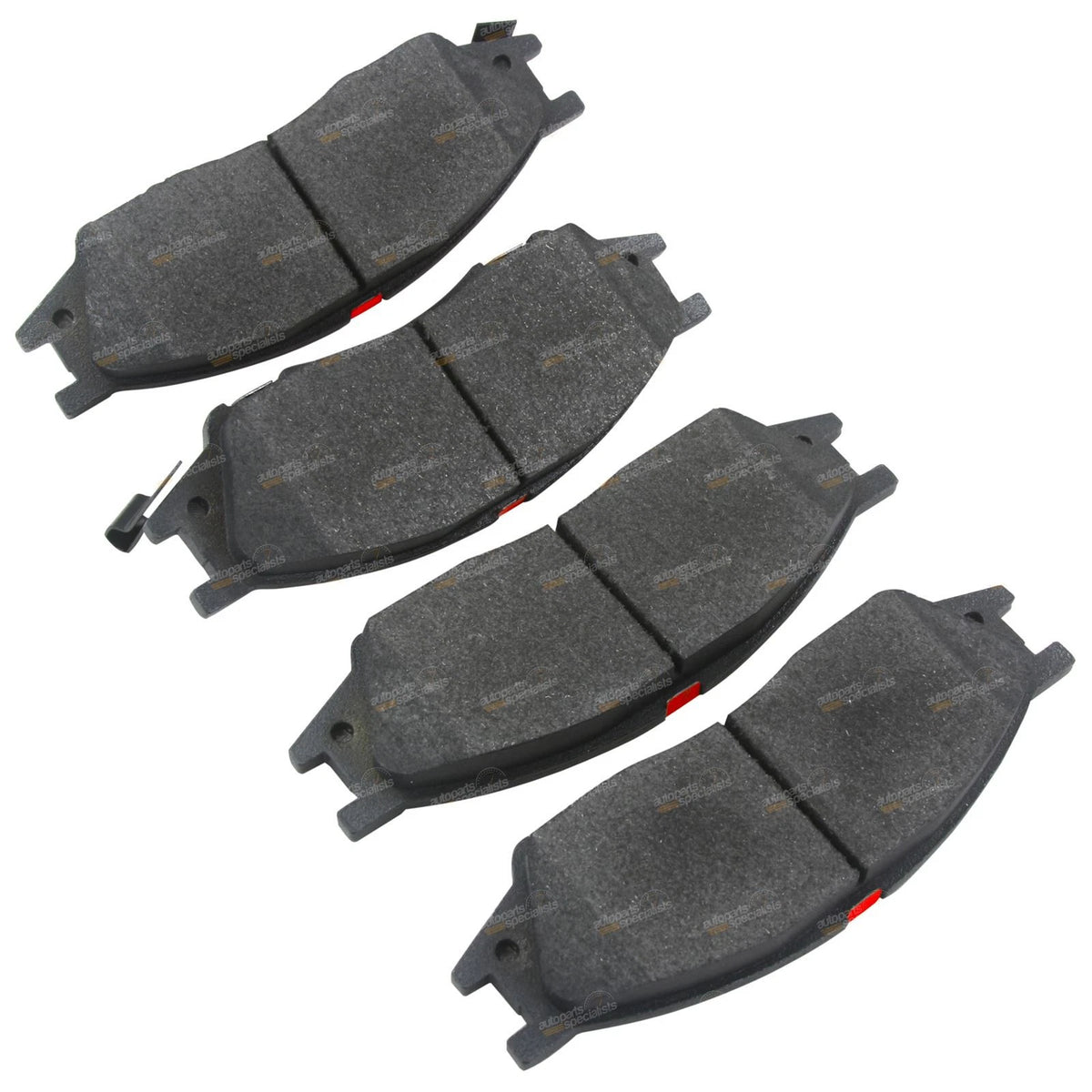 Set of 4 Brembo Front Disc Brake Pads for Nissan Pulsar N16 (2000–2005)
