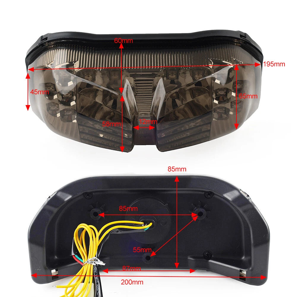 LED Brake Tail Light Turn Signal for Yamaha FZ8/Fazer (2010–2013)