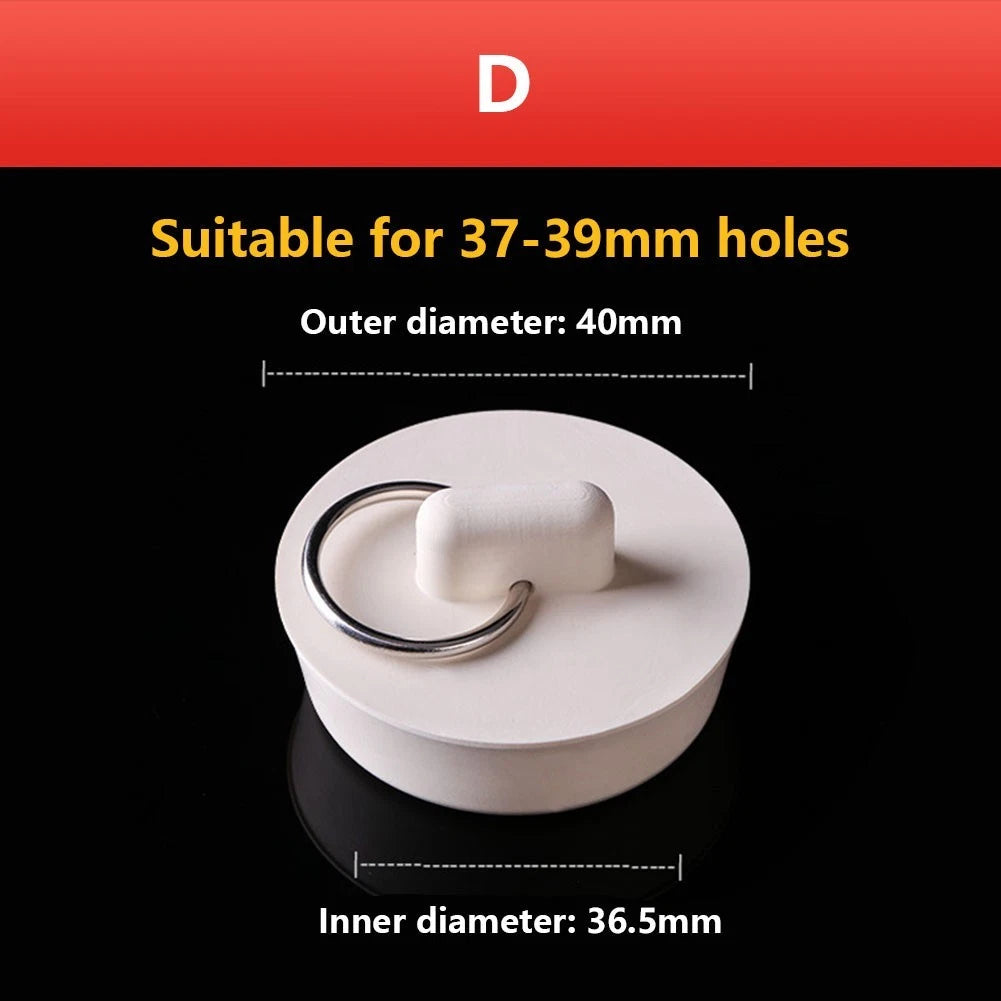 Rubber Drain Stopper for Garbage Disposals and Waste Pipes