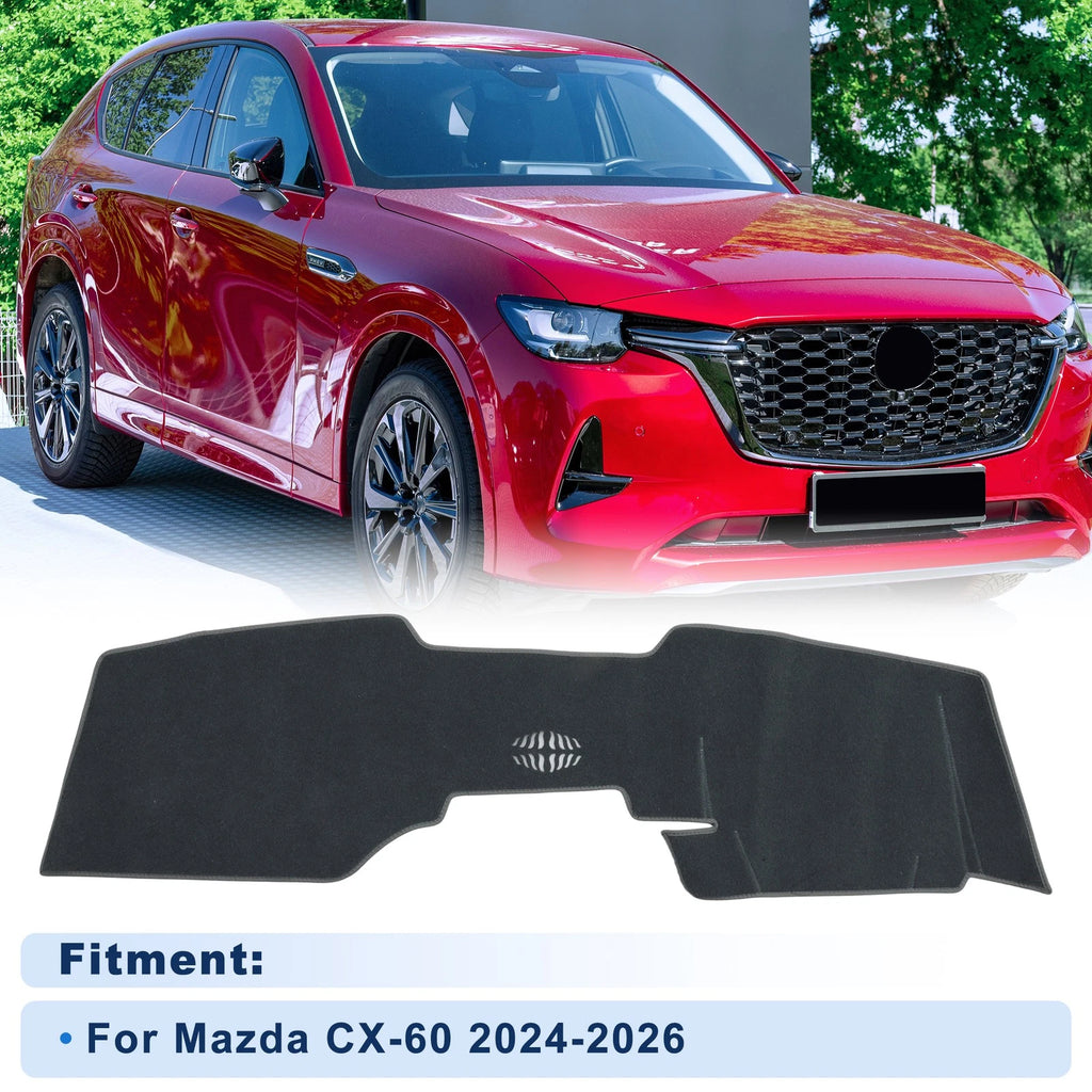 Dash Cover for Mazda CX-60 (2024–2026) Polyester Gray