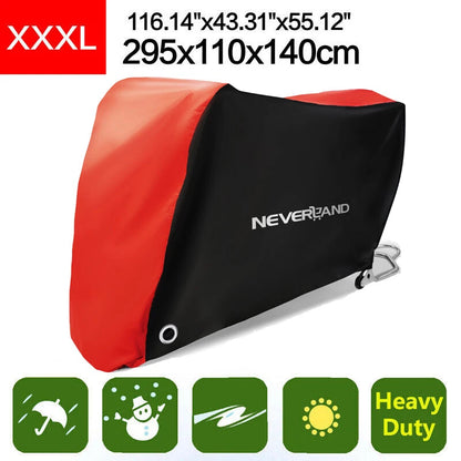 3XL Motorcycle Cover for Universal Bikes (Waterproof, Outdoor, UV Protection)