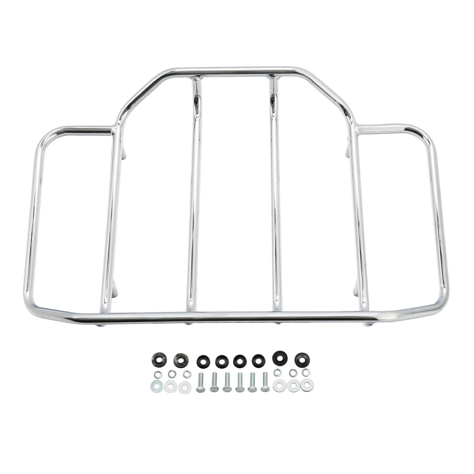 Chrome Trunk Luggage Rack for Harley Electra Glide (2014–2023)