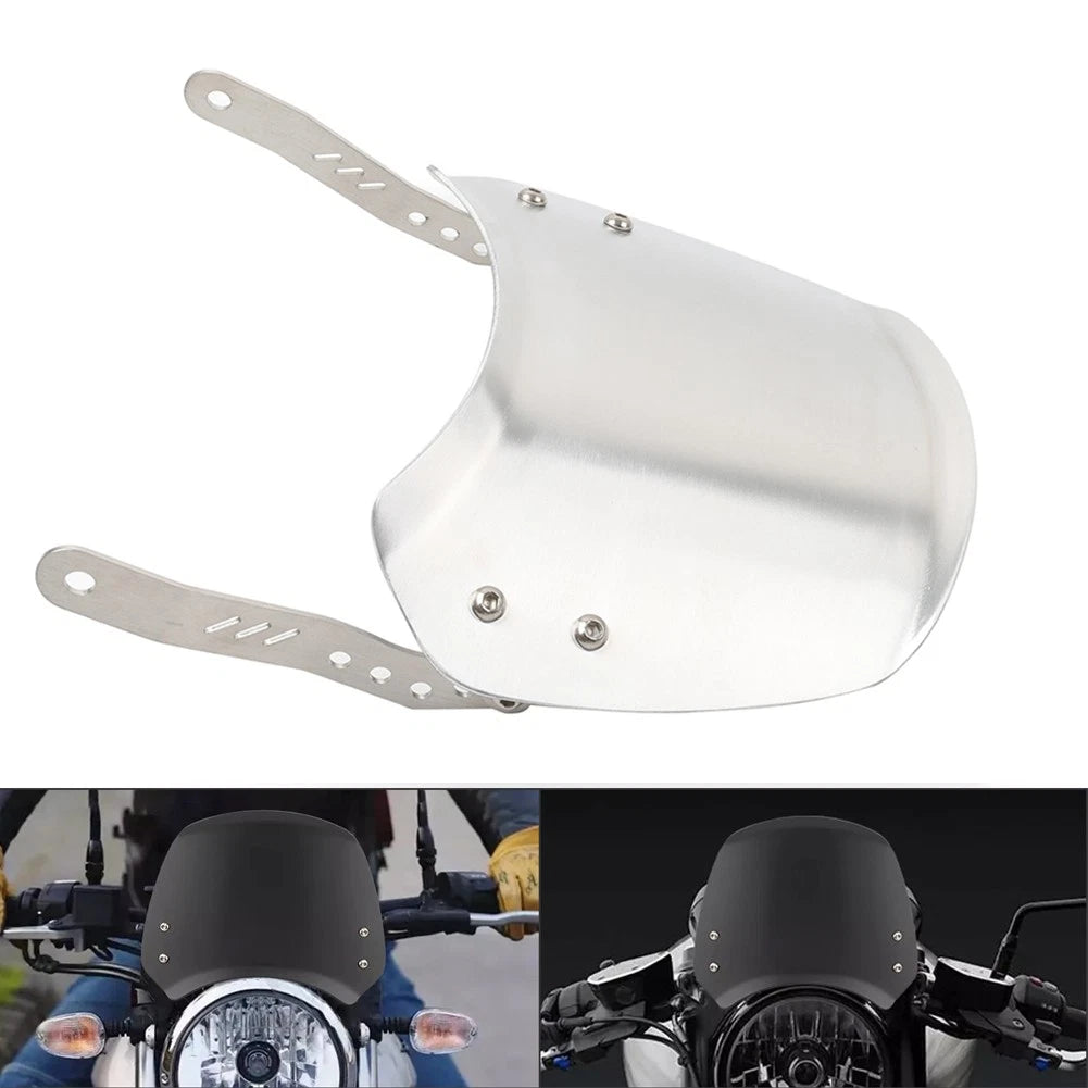 Windshield for Kawasaki Honda Universal 6-8" Motorcycle Headlight Sil