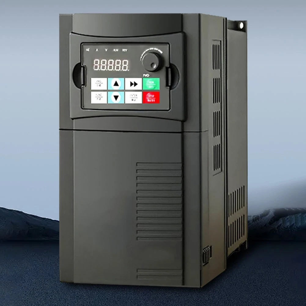 Compact VFD Controller 0.4KW 380V 3-Phase for Workshop Motors (0.4KW)