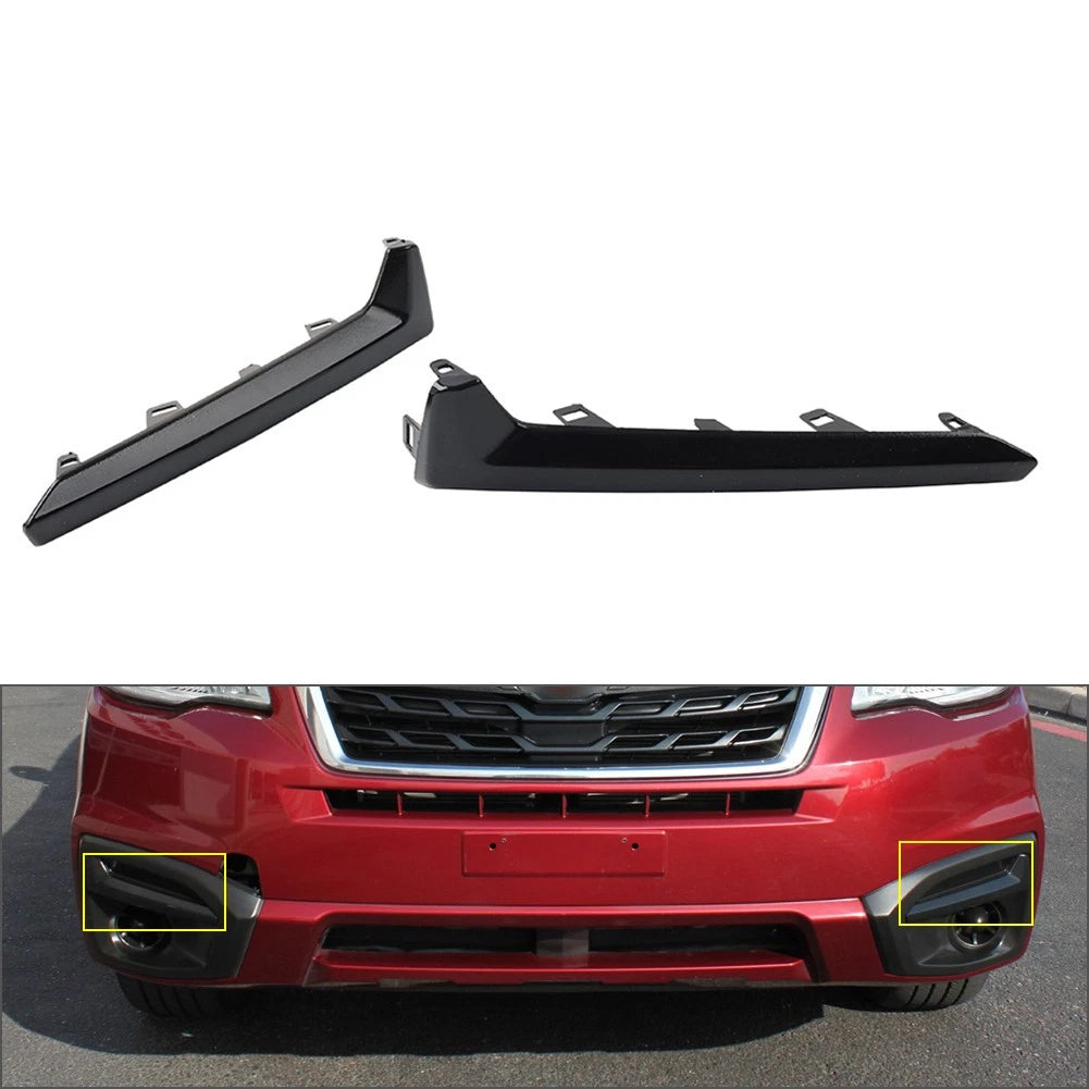 Fog Light Trim Molding Glossy Black for Subaru Forester (2017–2018)