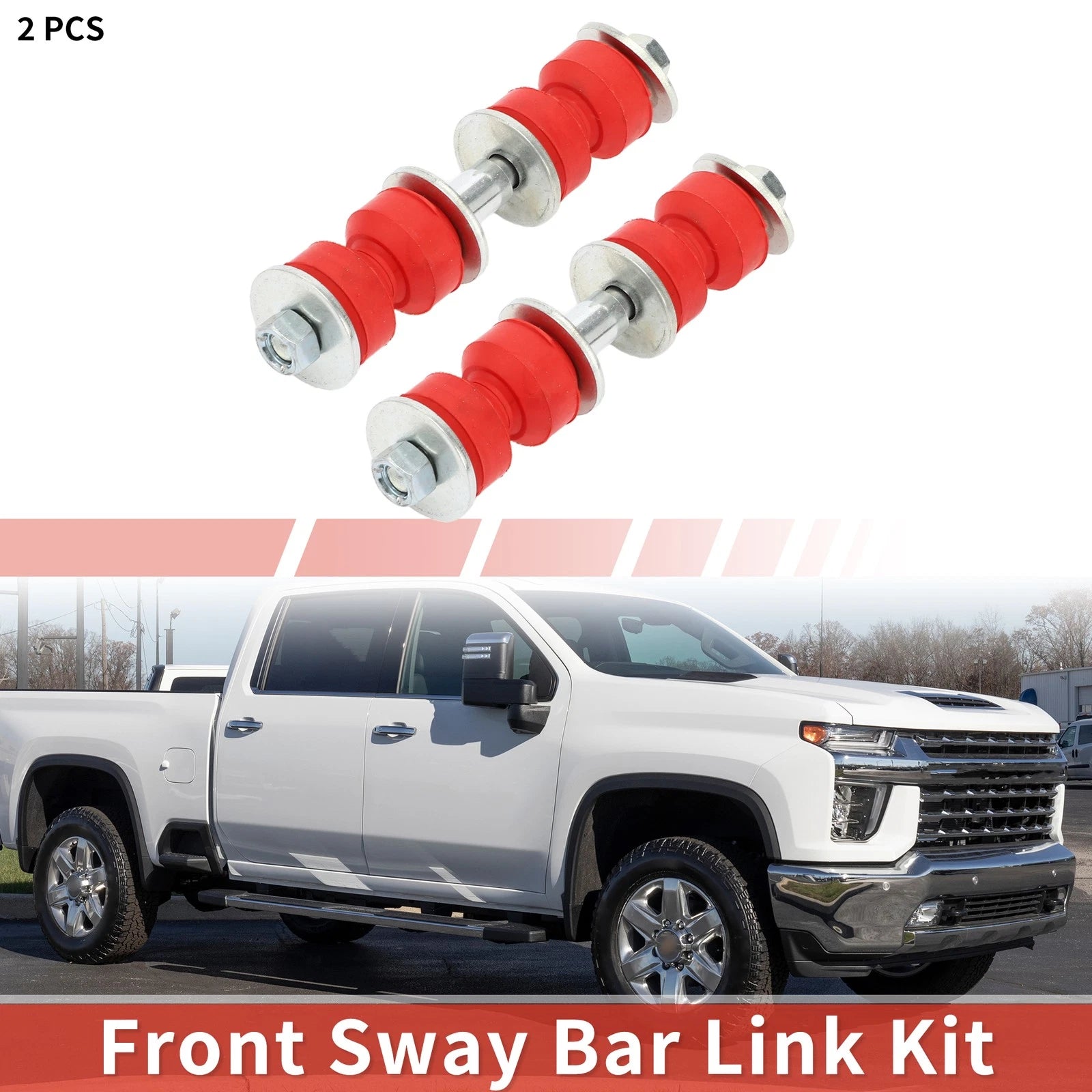 2pc Front Sway Bar Link Kit Replacement for Chevrolet Impala (2000–2013)