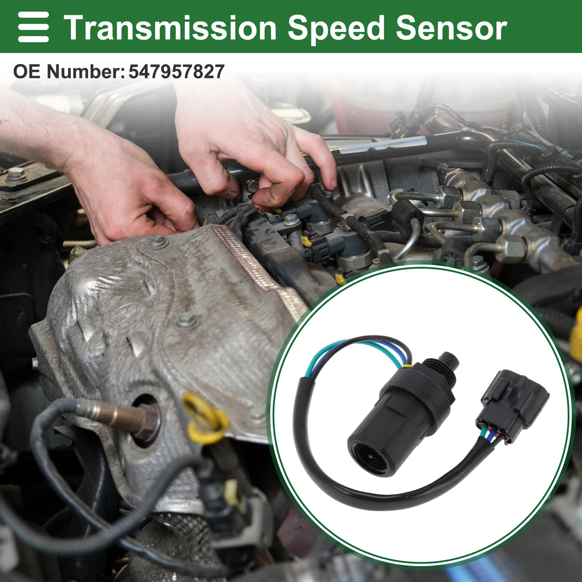 1 Pcs Transmission Speed Sensor No.547957827 for VW GOL II (1994–1996)