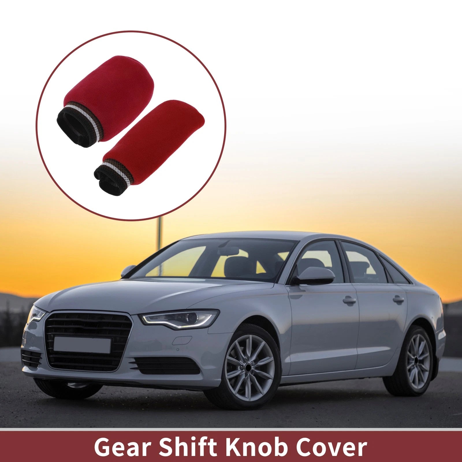 Gear Knob Protector Cover for - Plush Red