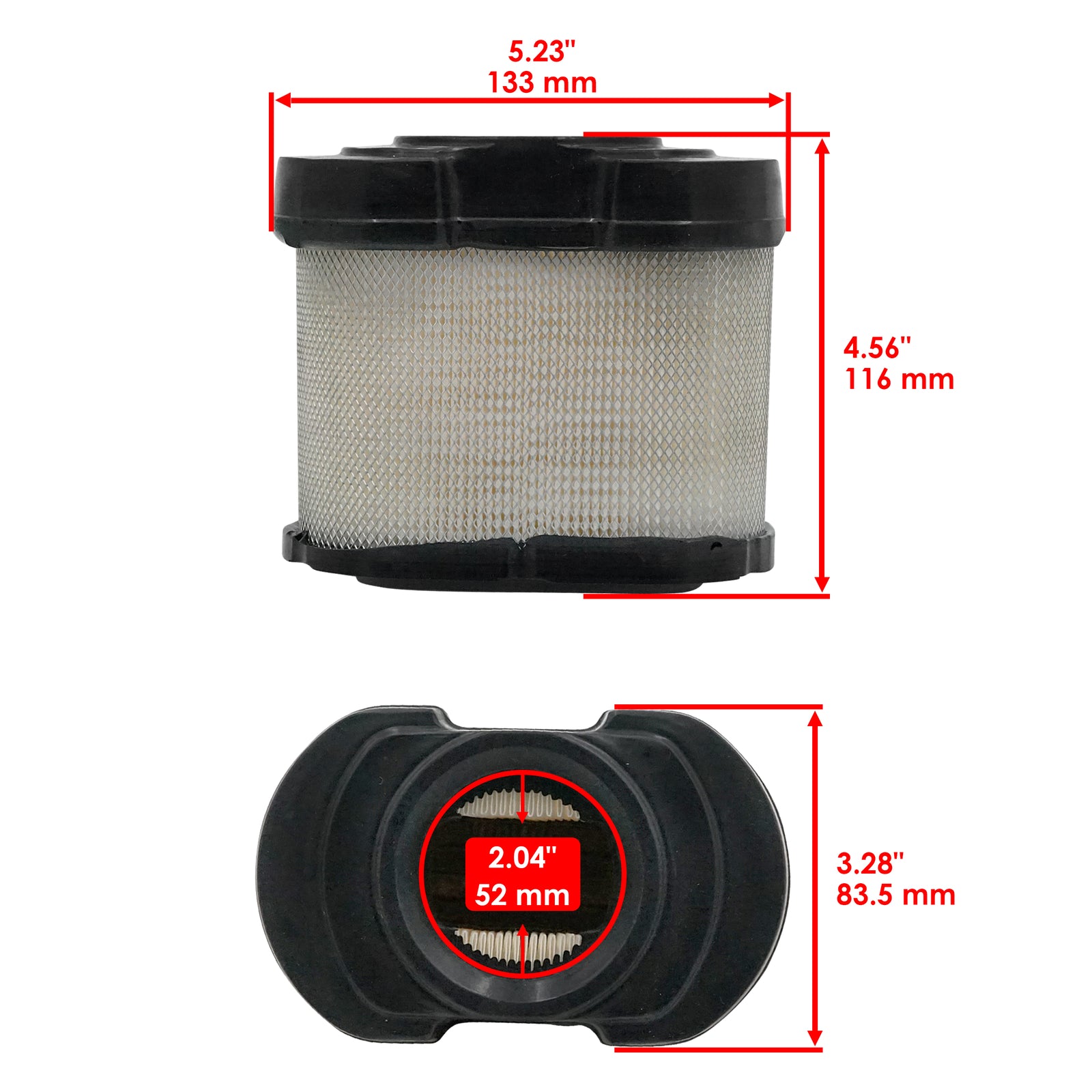 Air Filter Replacement for John Deere LA155 LA165 LA175 (1997–2006)