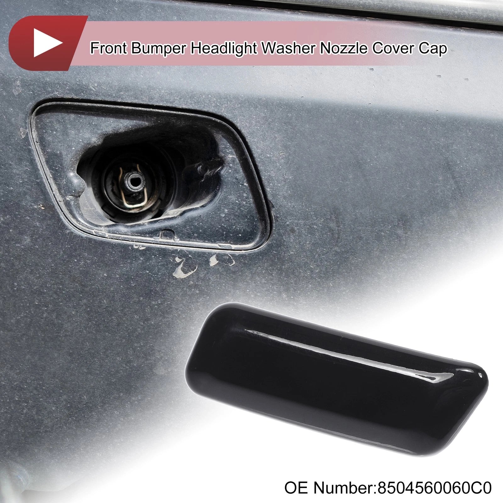 Front Left Washer Nozzle Cover Cap Replacement for Lexus GX460 (2010–2013)