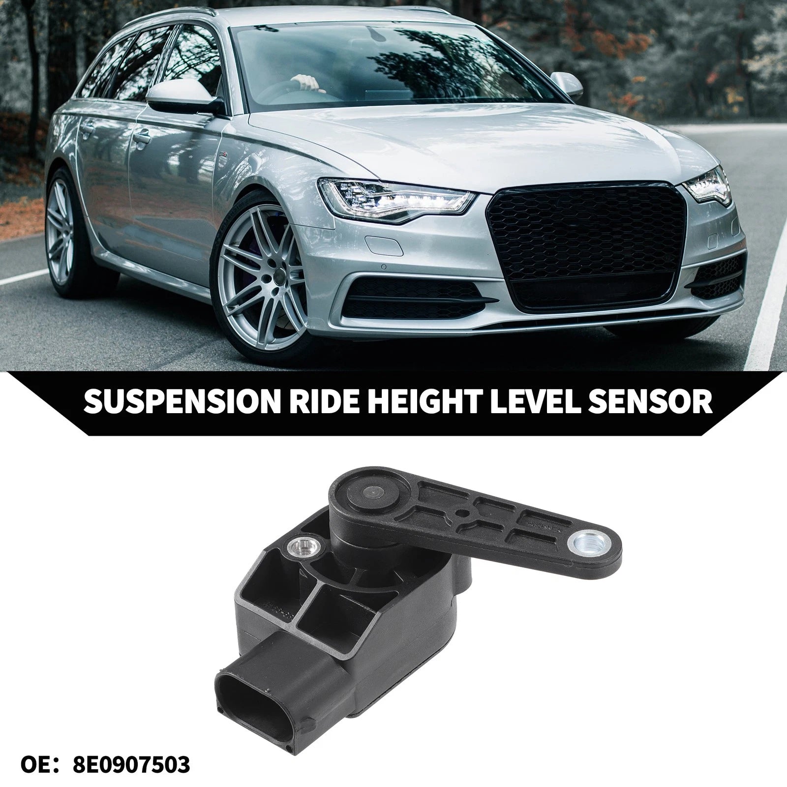 Ride Height Level Sensor Front Rear Replacement for Audi Allroad (2013–2018)