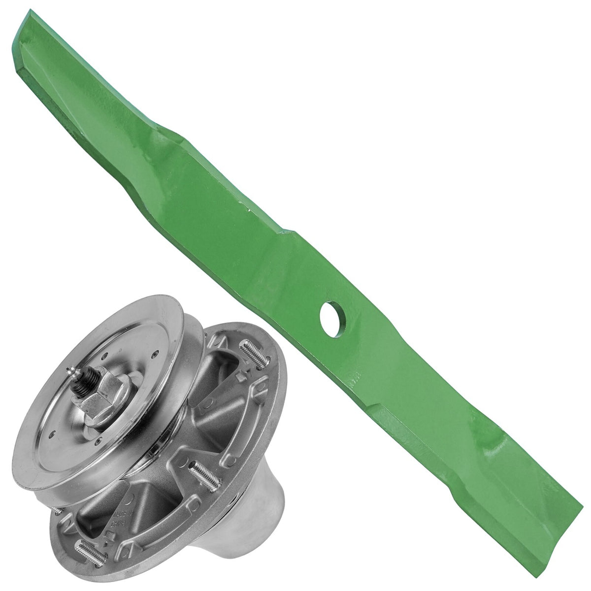 Deck Spindle and Blade Replacement for John Deere 4100 4200 4300 4400 (2000–2000)