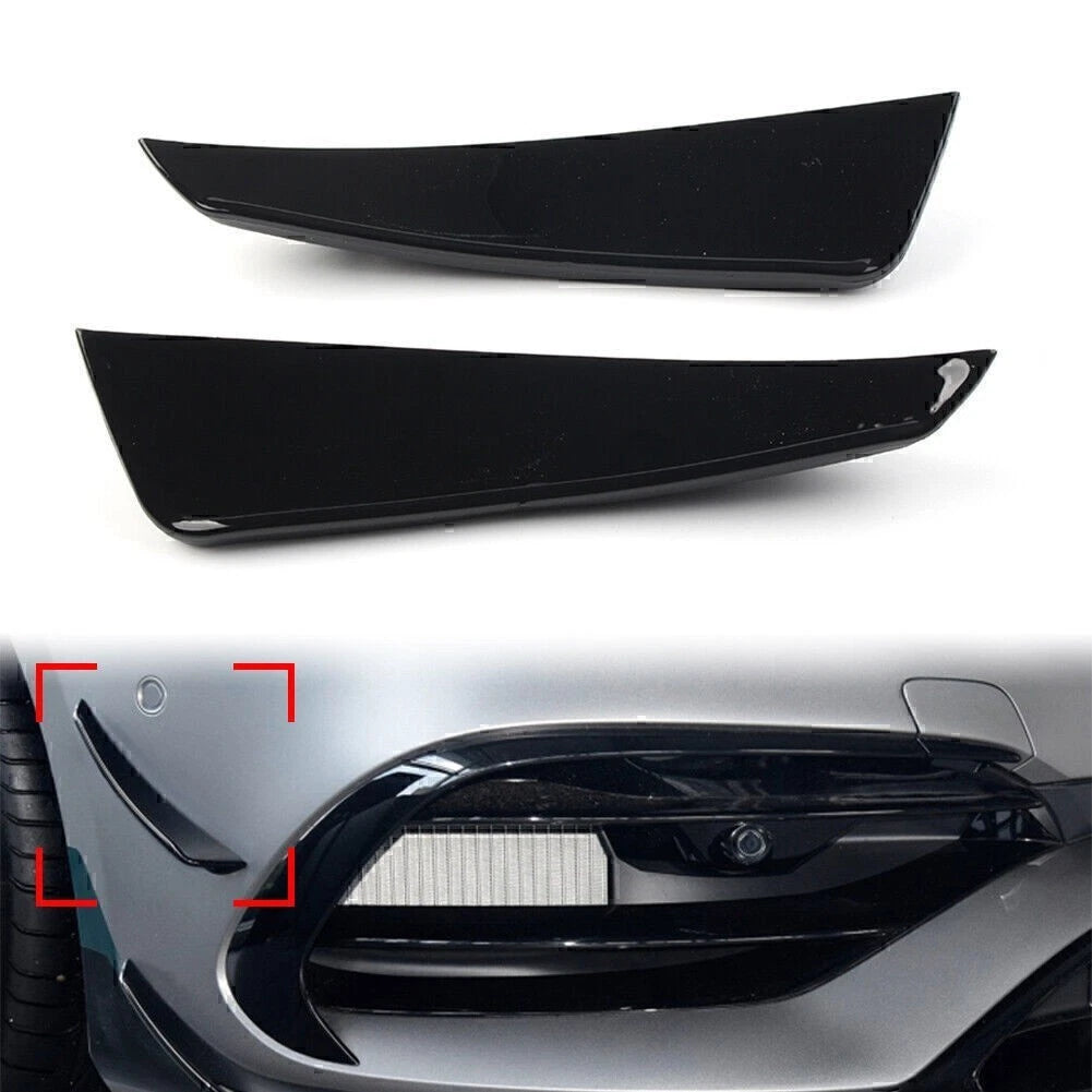 Front Bumper Lip Splitter for Mercedes Benz A Class W176 A200 A45AMG (2016–2018)
