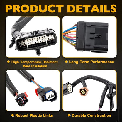 Injector Wiring Harness for Jeep Wrangler (2012–2017) / Ram 1500 (2013–2018)