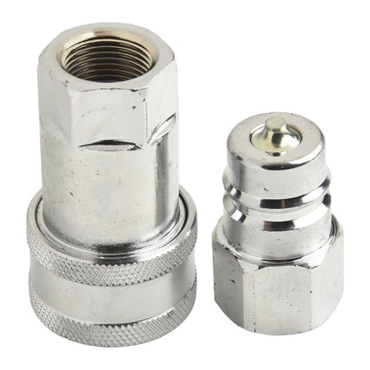 Hydraulic Quick Connector Set M18x1.5mm Female Thread