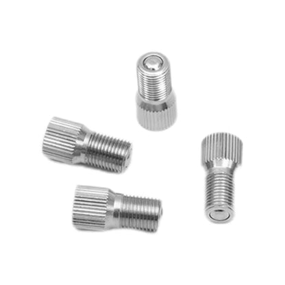 Chrome Valve Stem Caps for Car Truck Tyres (Universal Fit)