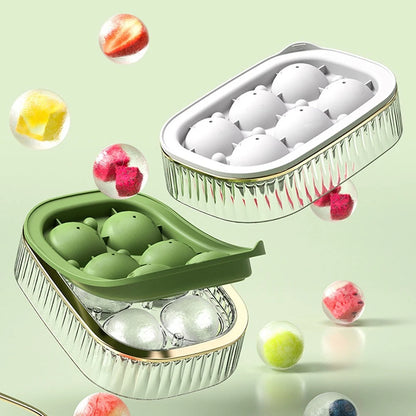 Ice Cube Moulds for Easy Release Round Ice Balls - Large Leak-Proof