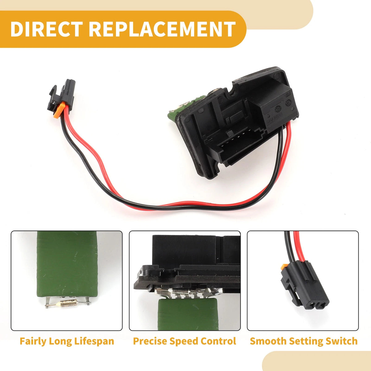 HVAC Blower Motor Resistor No. 52407893 for GM