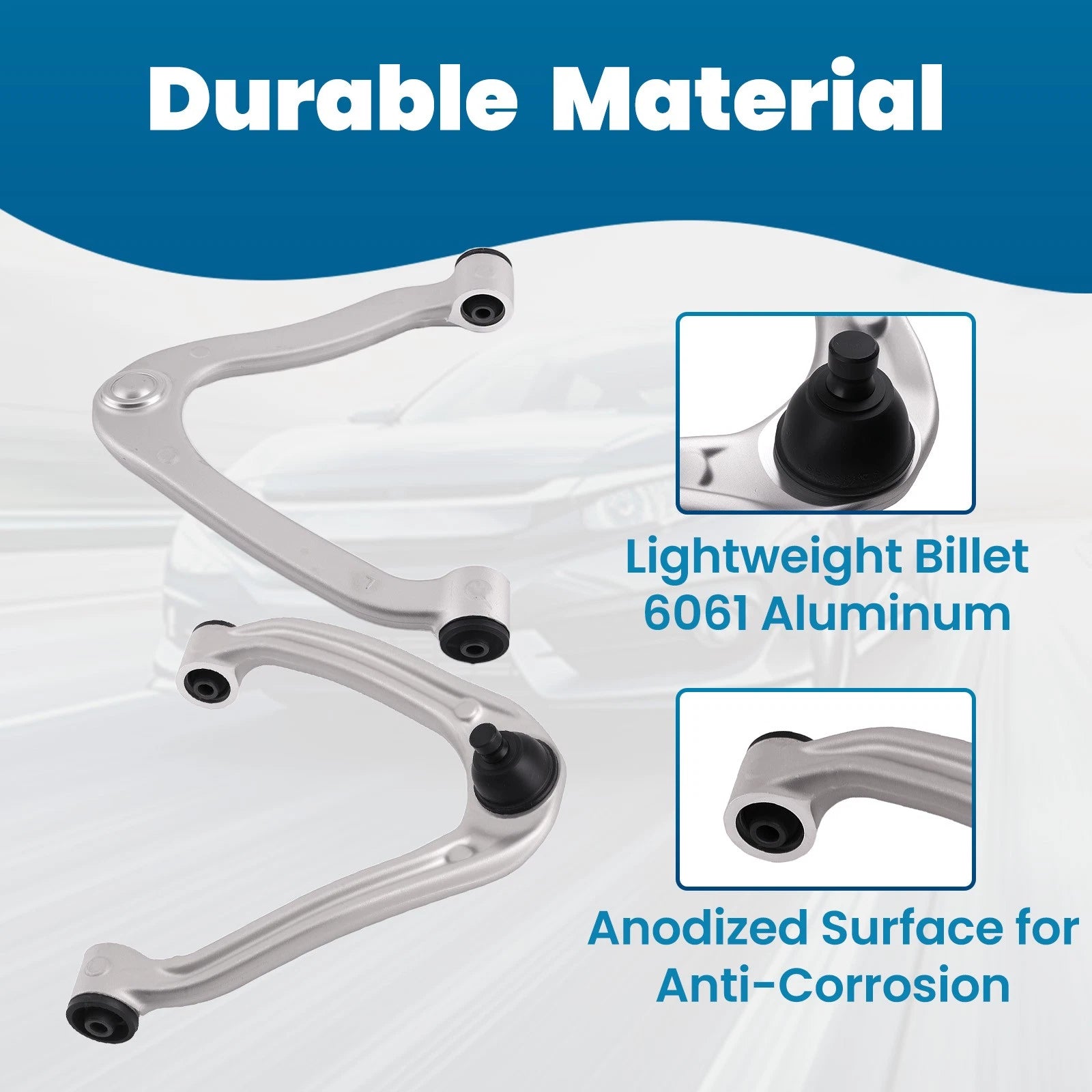Front Upper Control Arm Assembly Pair for Infiniti M35 M45 (2006–2010)