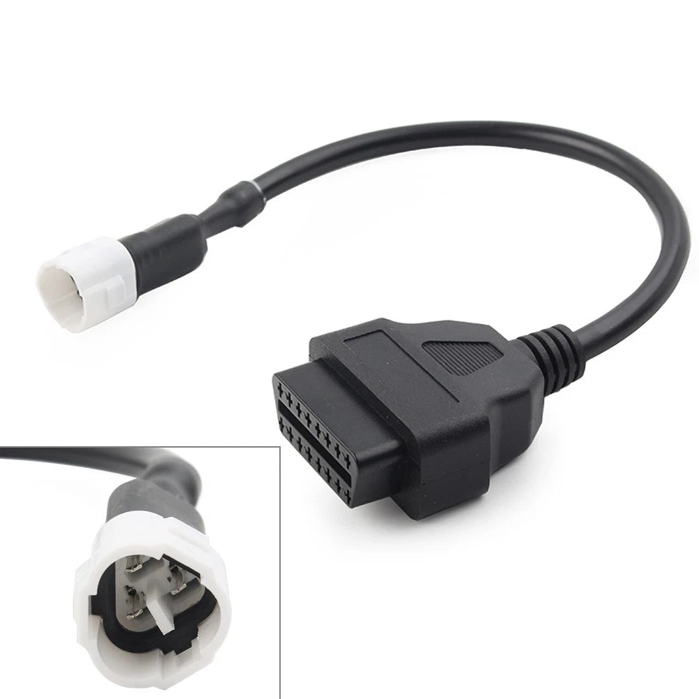 3Pin to 16Pin OBD2 Diagnostic Scanner Adapter Cable for Yamaha YZF-R125 MT-125