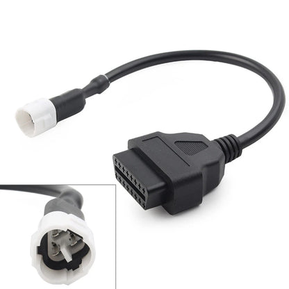 3Pin to 16Pin OBD2 Diagnostic Scanner Adapter Cable for Yamaha YZF-R125 MT-125