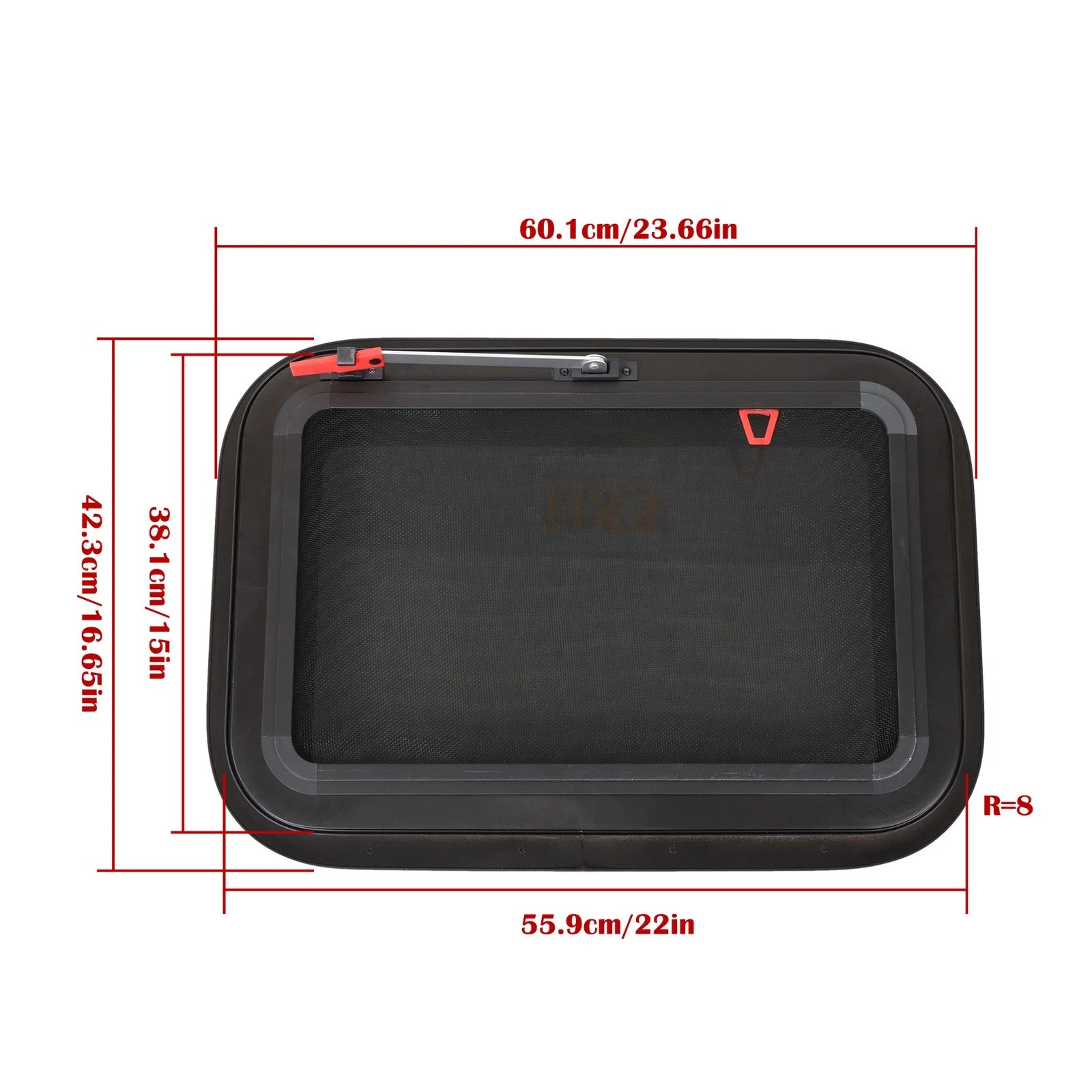 RV Exit Window 22"x15" for Trailer (DOT Certified)