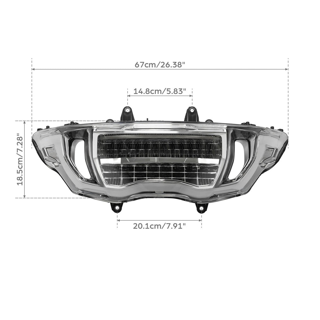 LED Front Headlight Assembly for Harley CVO Road Glide (2023–2026) FLTRX 24-26
