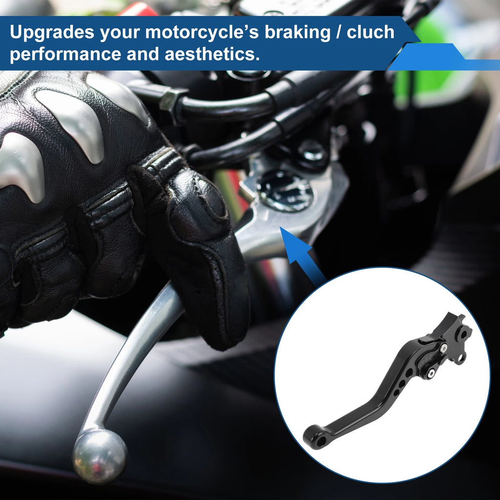 Adjustable Short Clutch Lever Pair for BMW R Nine T (2014–2016) Black