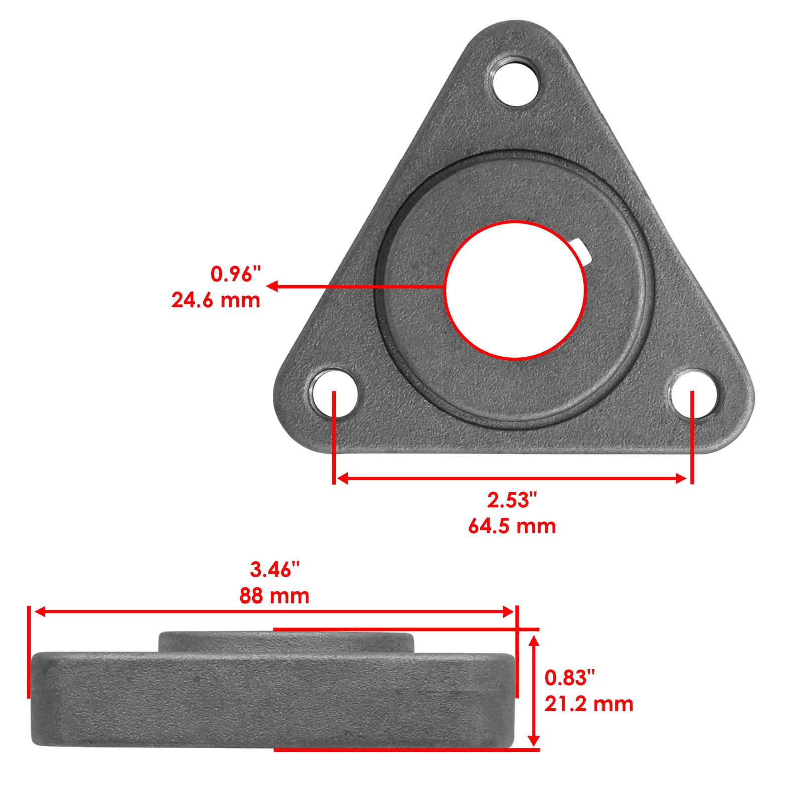 Spindle Pulley Hub with Bolts Replacement for Toro Z Master (2006–2018)