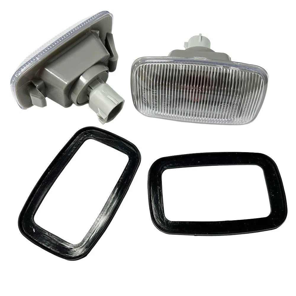 Clear Side Indicator Fender Marker Light for Toyota Land Cruiser Prado (1996–2002)