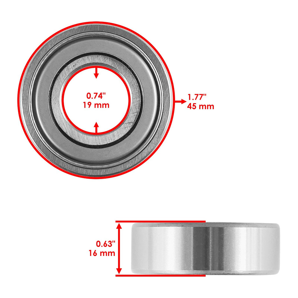 Spindle Ball Bearing Replacement for Craftsman Briggs & Stratton (2005–2015)
