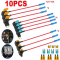 Space Saving Automotive Circuit Fuse Adapter for Universal Use