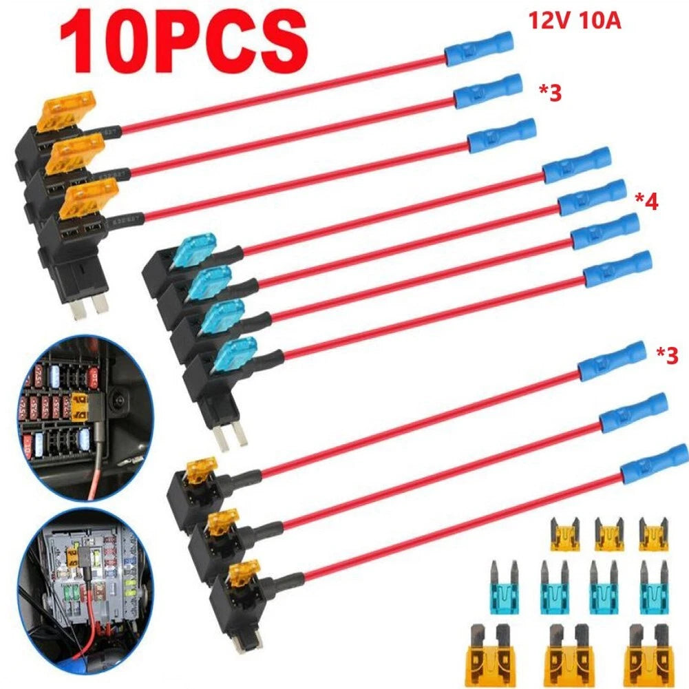 Space Saving Automotive Circuit Fuse Adapter for Universal Use