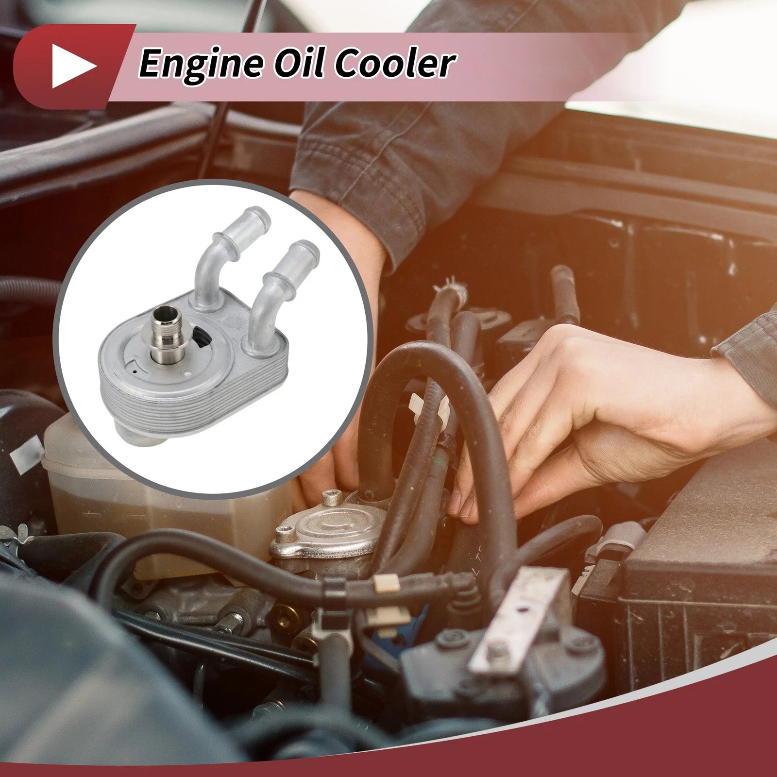 Engine Oil Cooler No.H6BG6B856DA for