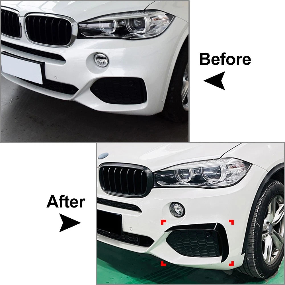 Front Bumper Side Air Vent Splitter Spoiler for BMW X5 F15 (2014–2018)