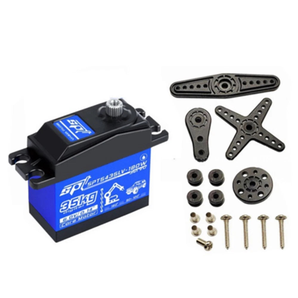 35KG Torque Servo for RC Car SCX10 TRX4 (90 Degree Remote Control)