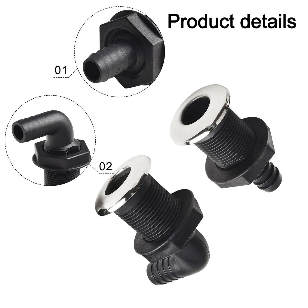 Nylon Scupper Connector for Yacht Drainage Systems
