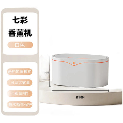 Aromatherapy Humidifier with Flame Design 150ml USB Diffuser 7 Color LED