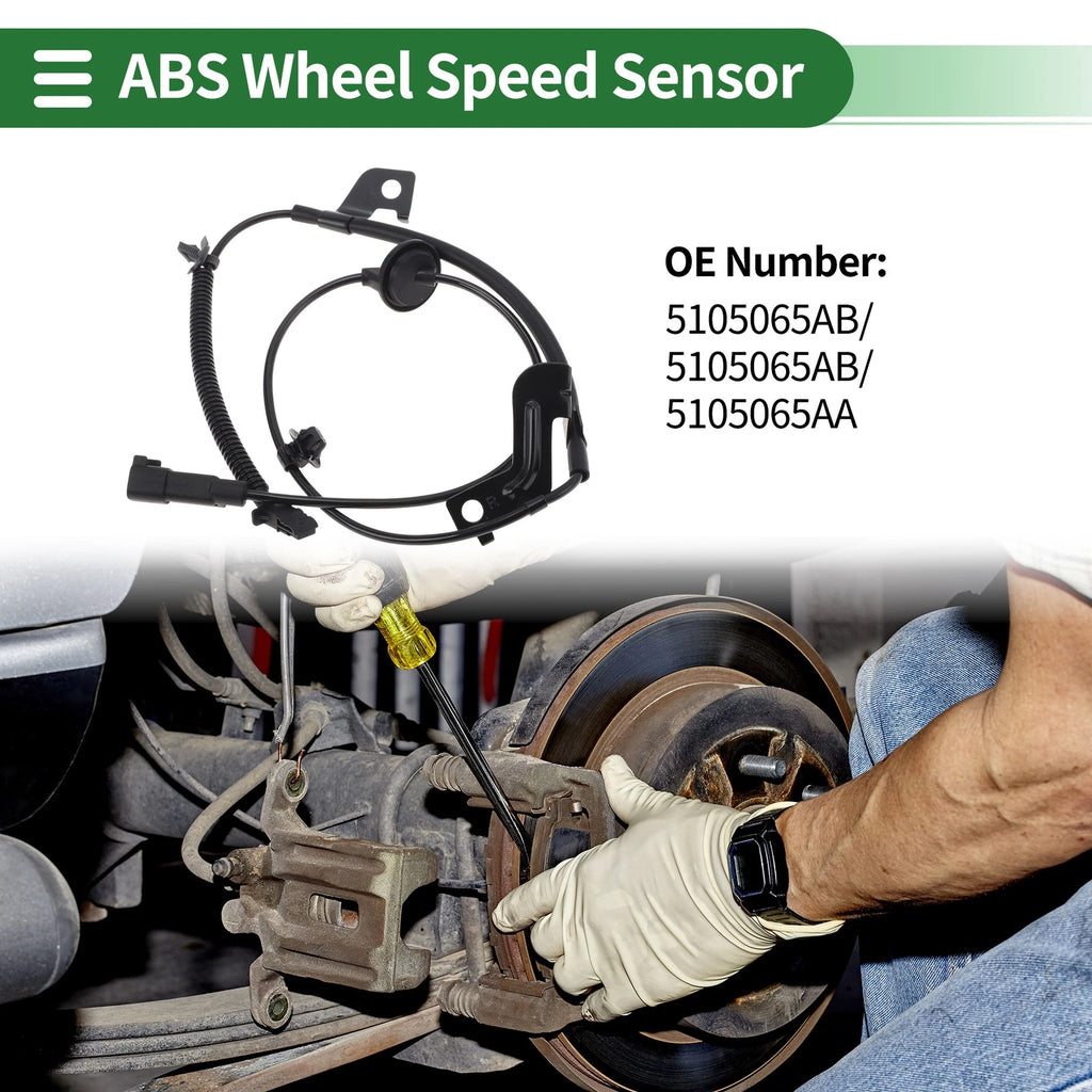 ABS Wheel Speed Sensor No. 5105065AB for Jeep Compass (2007–2017) Rear Left