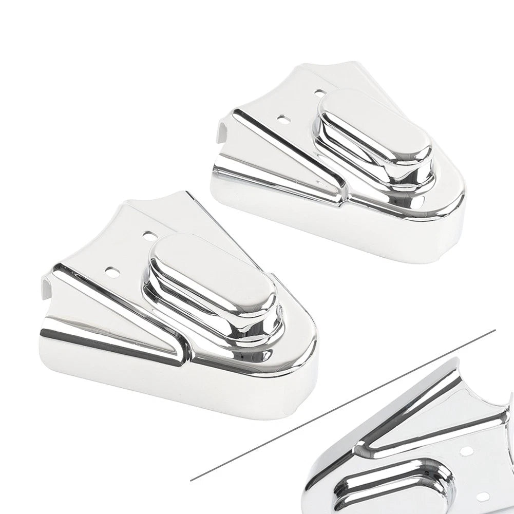 Chrome Rear Phantom Swingarm Axle Covers Kit for Harley Softail (1990–2023)