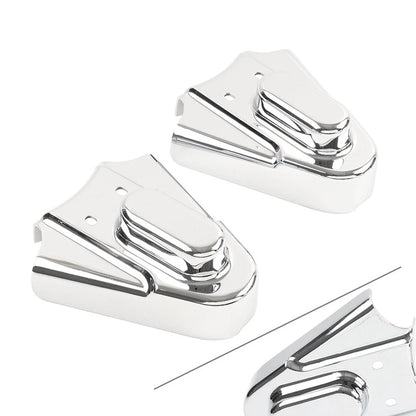 Chrome Rear Phantom Swingarm Axle Covers Kit for Harley Softail (1990–2023)