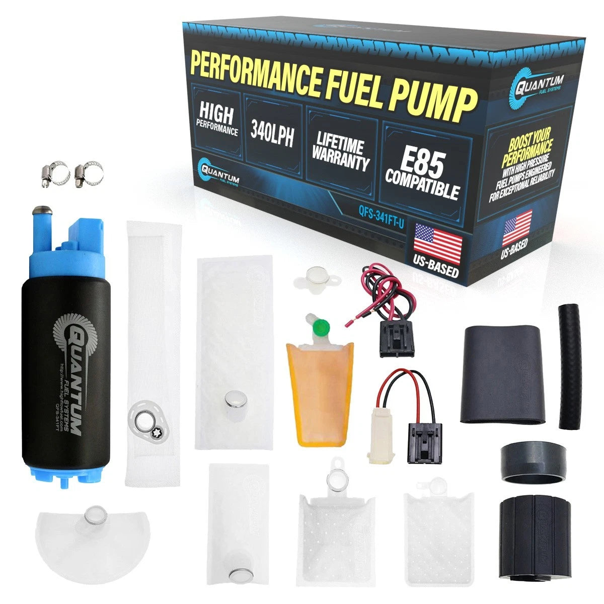 340LPH E85 Flex In-Tank EFI Fuel Pump for Universal Applications