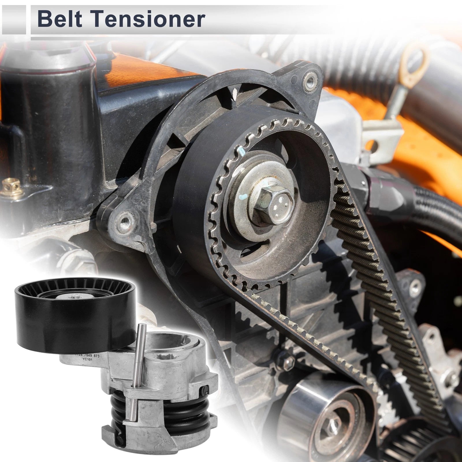 Belt Tensioner Pulley Drive for Audi A1 (2011–2015) Metal Replacement
