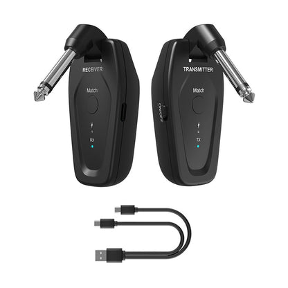 1 Pair UHF Wireless Guitar System Transmitter Receiver for Guitar