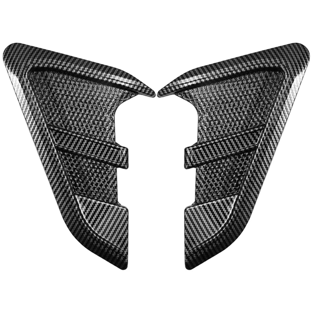 Side Wing Vent Cover for - Glossy Carbon Finish