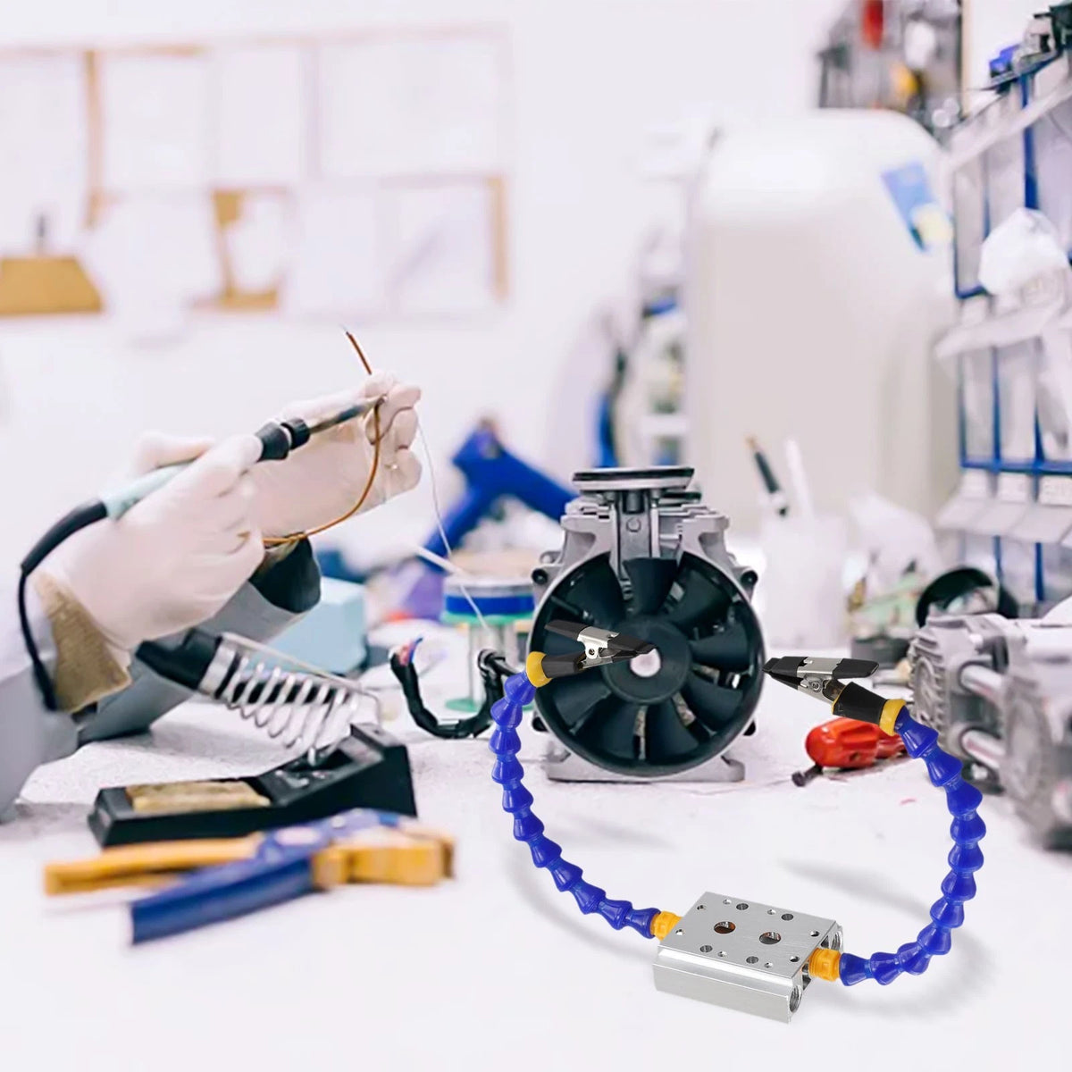 Flexible Arms Welding Table Clamp for Repairing and Soldering
