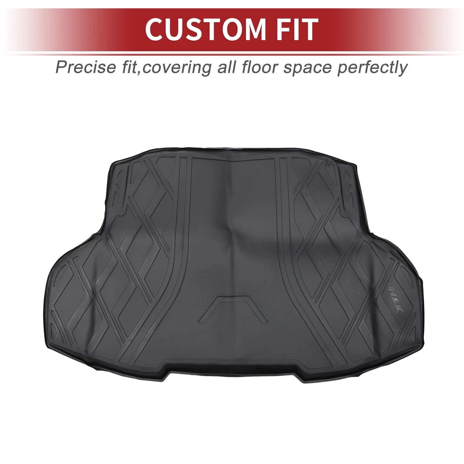 Cargo Liner Rear Trunk Mat TPE for Honda Civic Type R (2017–2021)